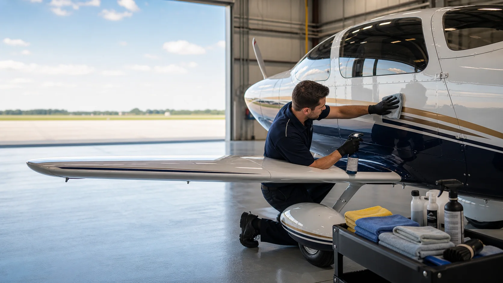 Aircraft detailing for cleaner, better-kept aircraft